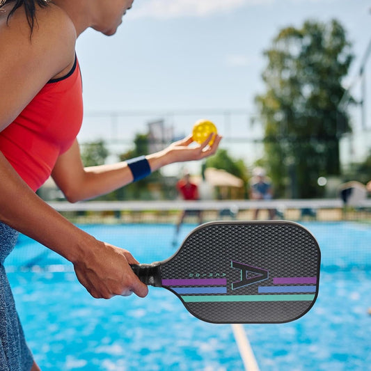 Professional Pickleball Paddles Set of 2 - High-Performance Fiberglass Surface