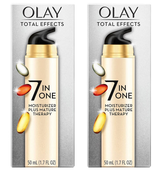 2-Pack Olay Total Effects 7 in One Moisturizer Plus Mature Therapy, 1.7 oz (2)