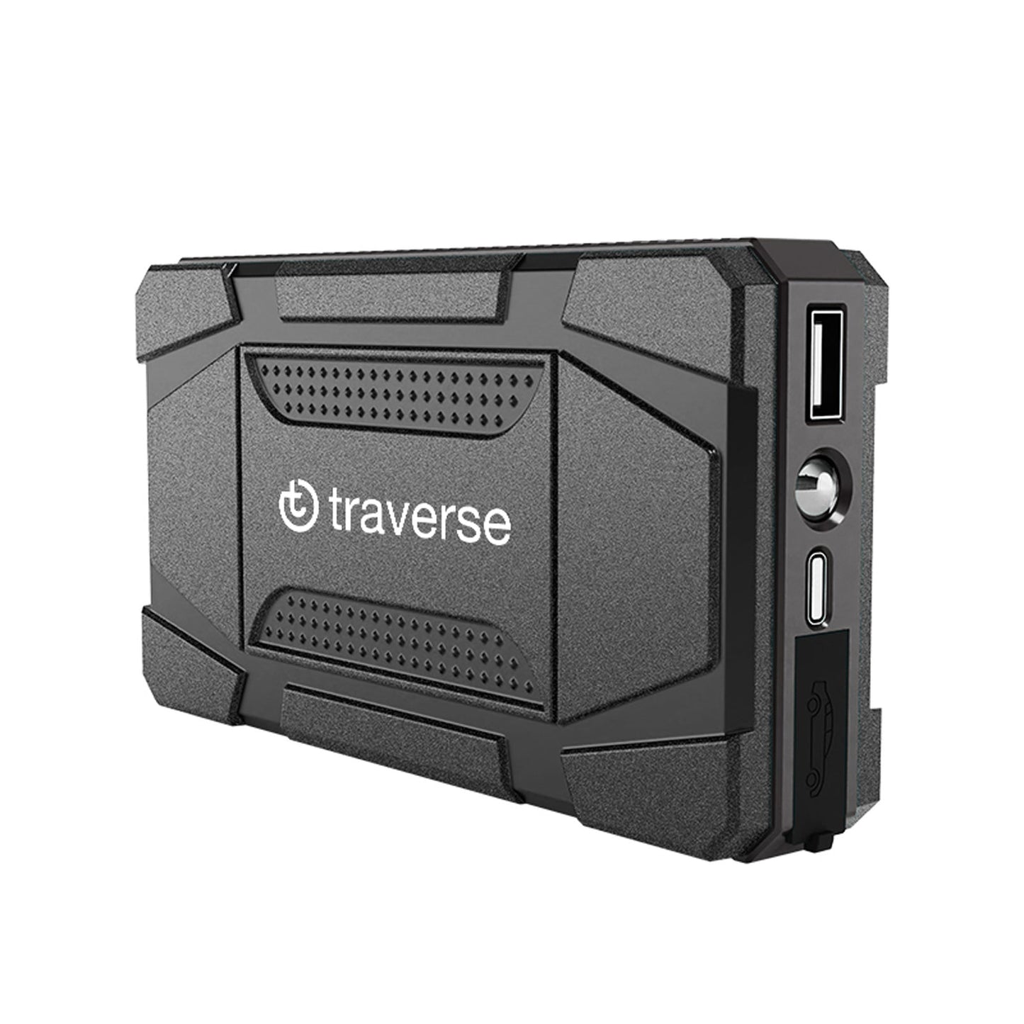 Traverse Smart 800A 12V Car Jump Starter and Backup Power Bank with Battery Indicator and LED Flashlight