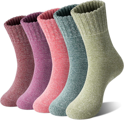 10-Pair Women's Wool Blend Socks (2)