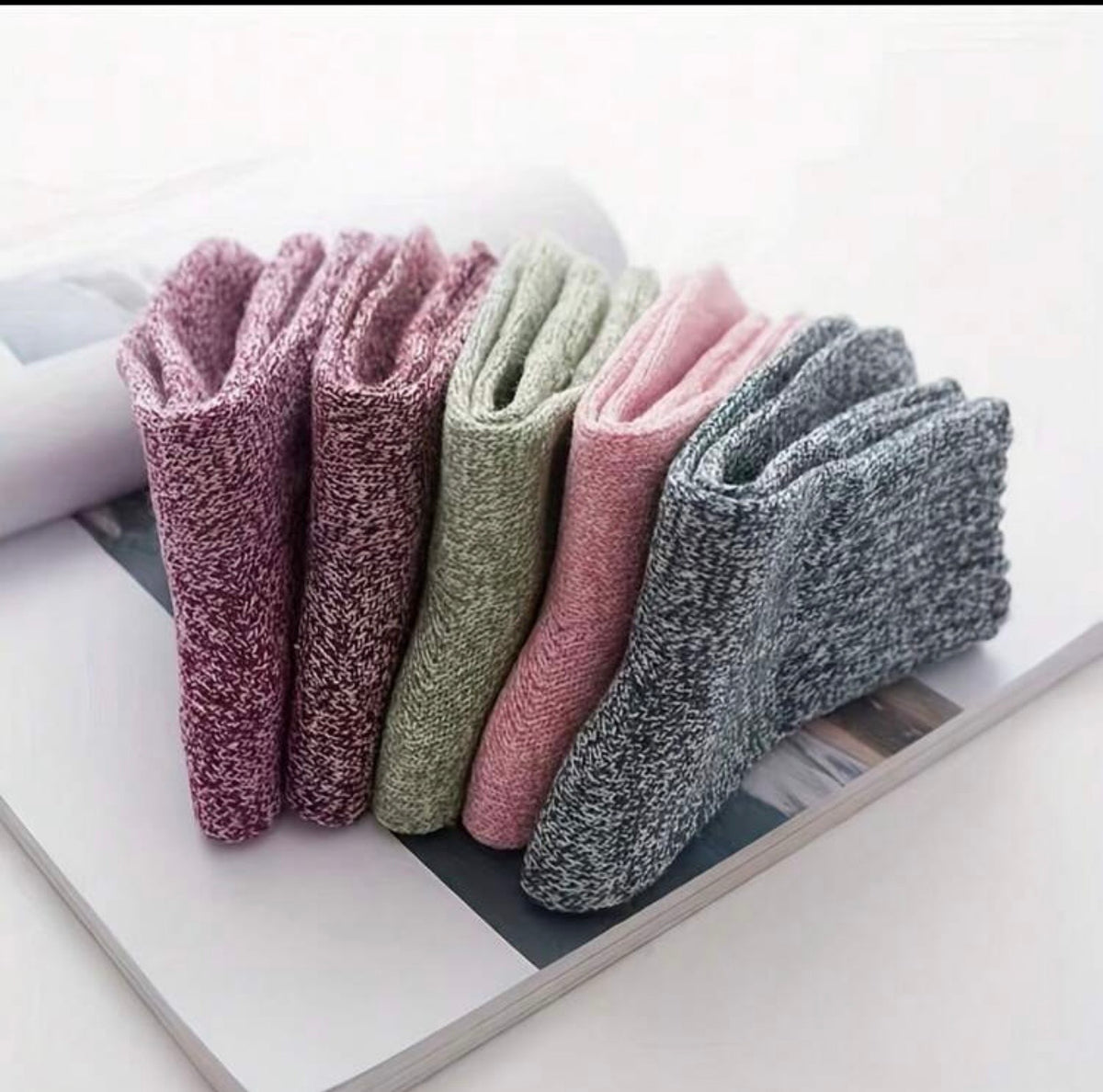 10-Pair Women's Wool Blend Socks (3)