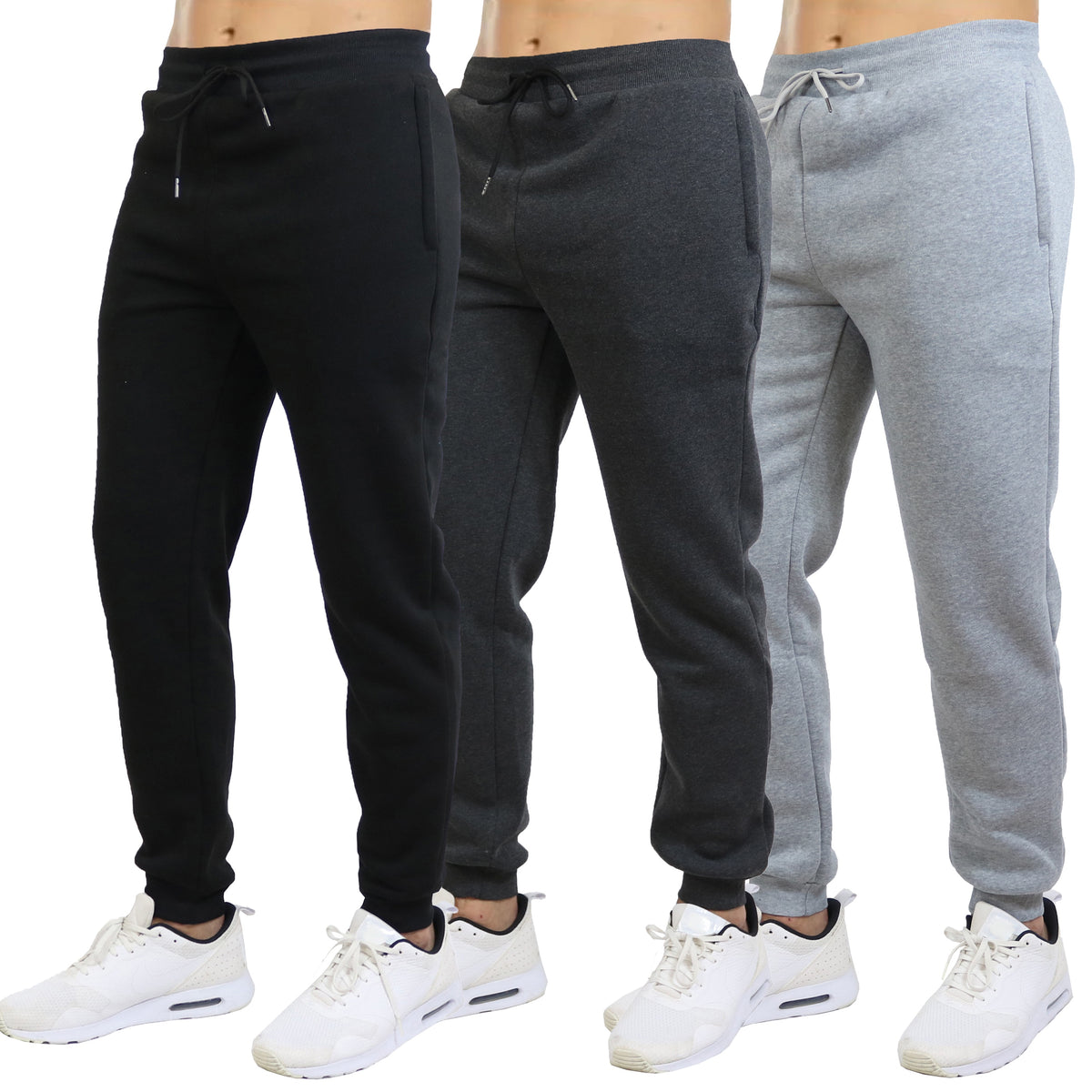3-Pack Men's Fleece Joggers (1)