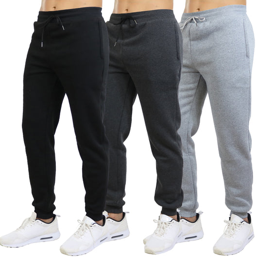 3-Pack Men's Fleece Joggers (1)