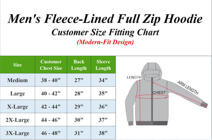 Men’s 3-Pack Fleece-Lined Zip-Up Hoodies – Warm Cotton Blend, Modern Fit Sweatshirts (2)