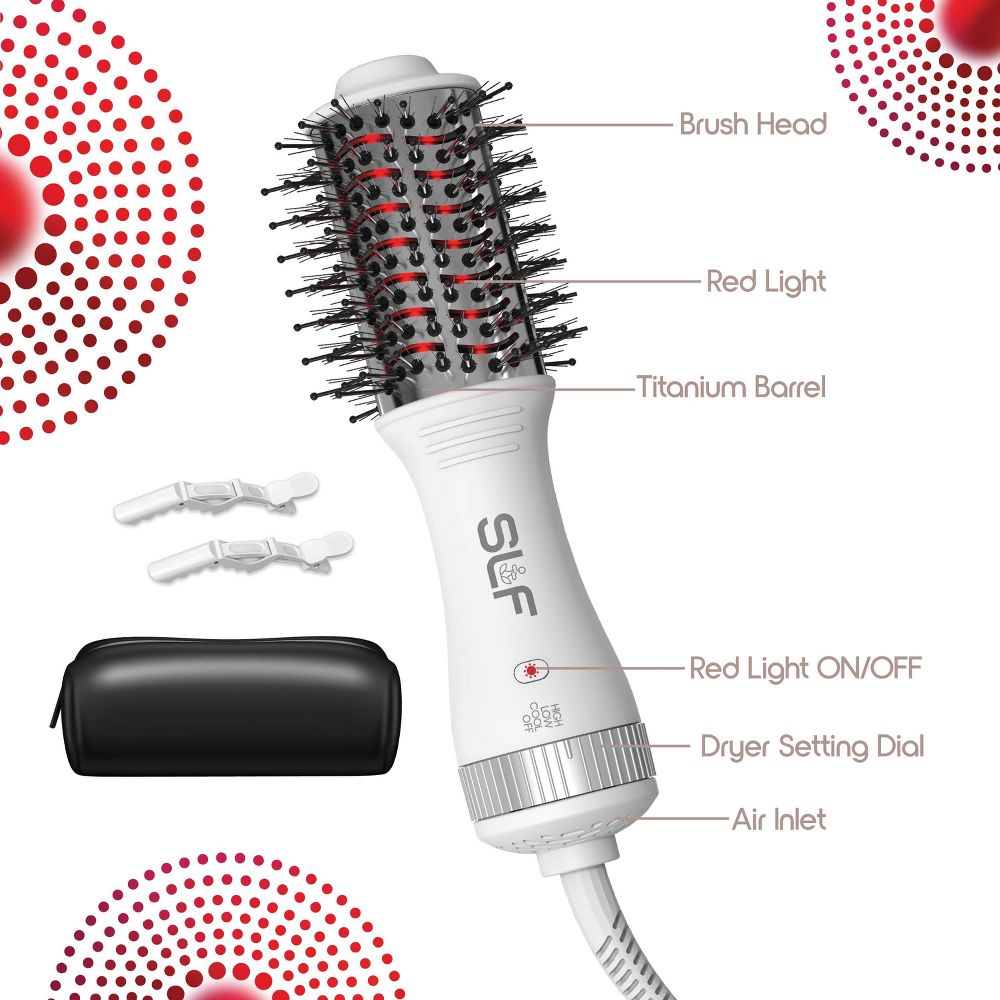  Red Light Therapy Dryer Hair Brush (2)