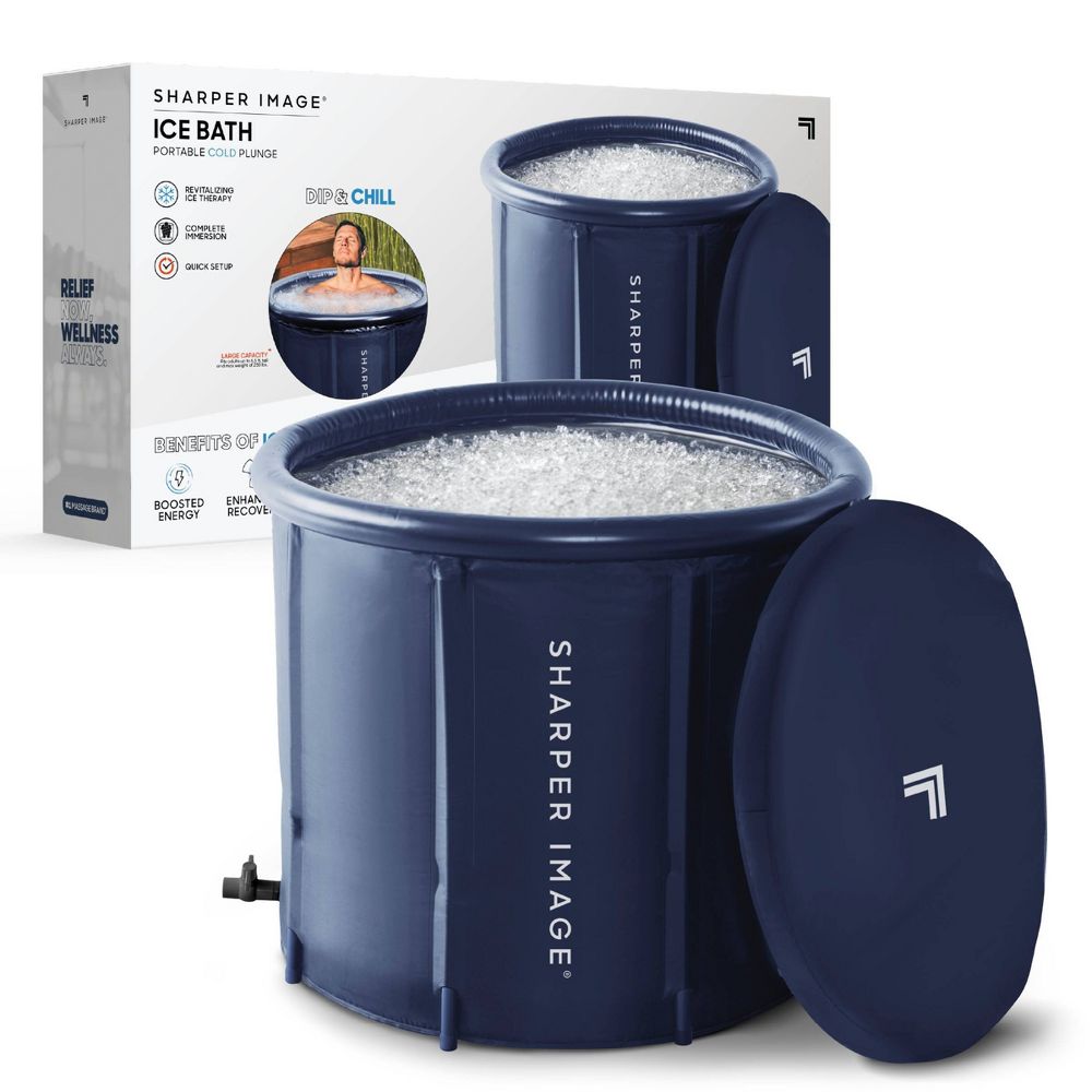 Sharper Image Ice Bath Portable 31.5" Inflatable Pool - 2 Colors (1)