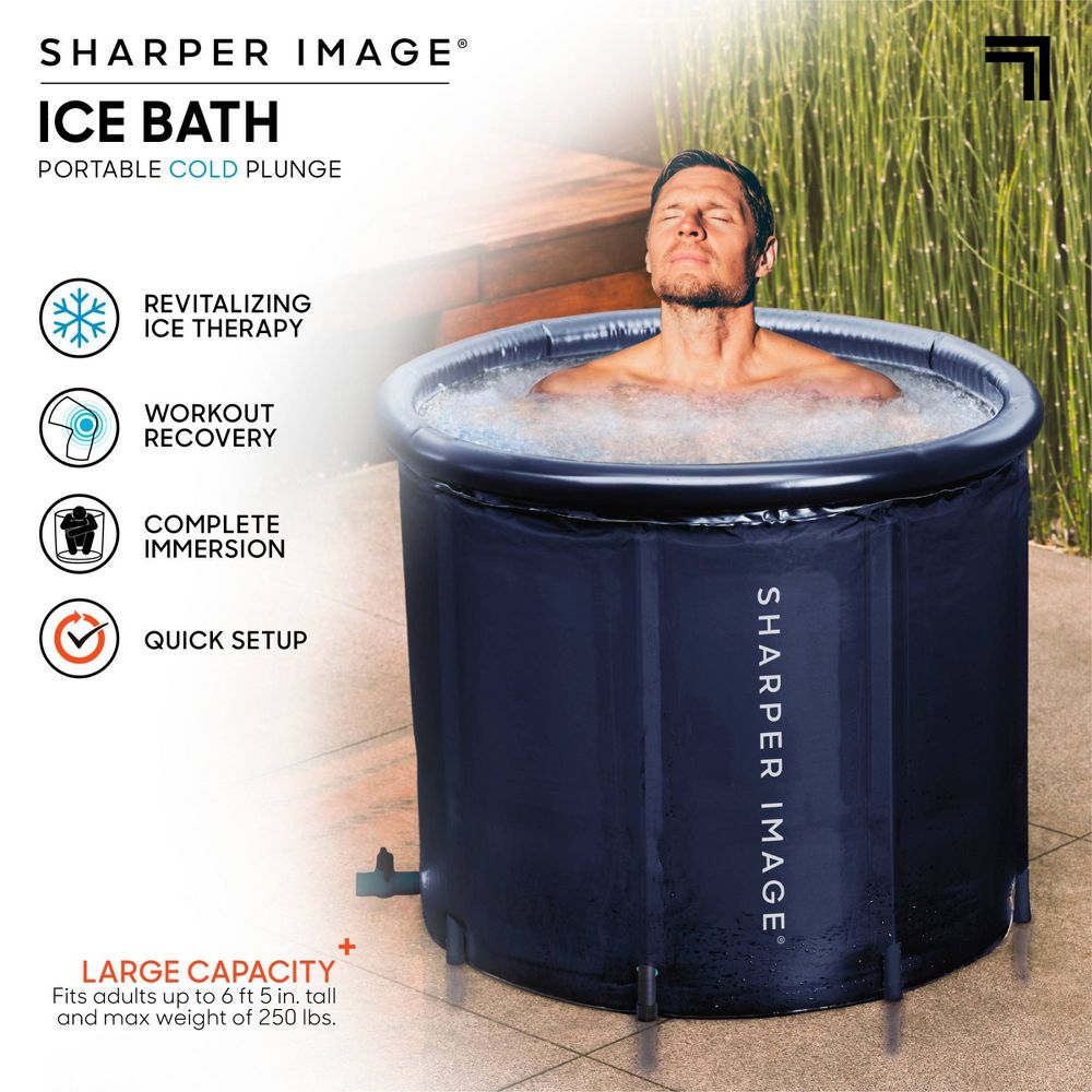 Sharper Image Ice Bath Portable 31.5" Inflatable Pool - 2 Colors (3)