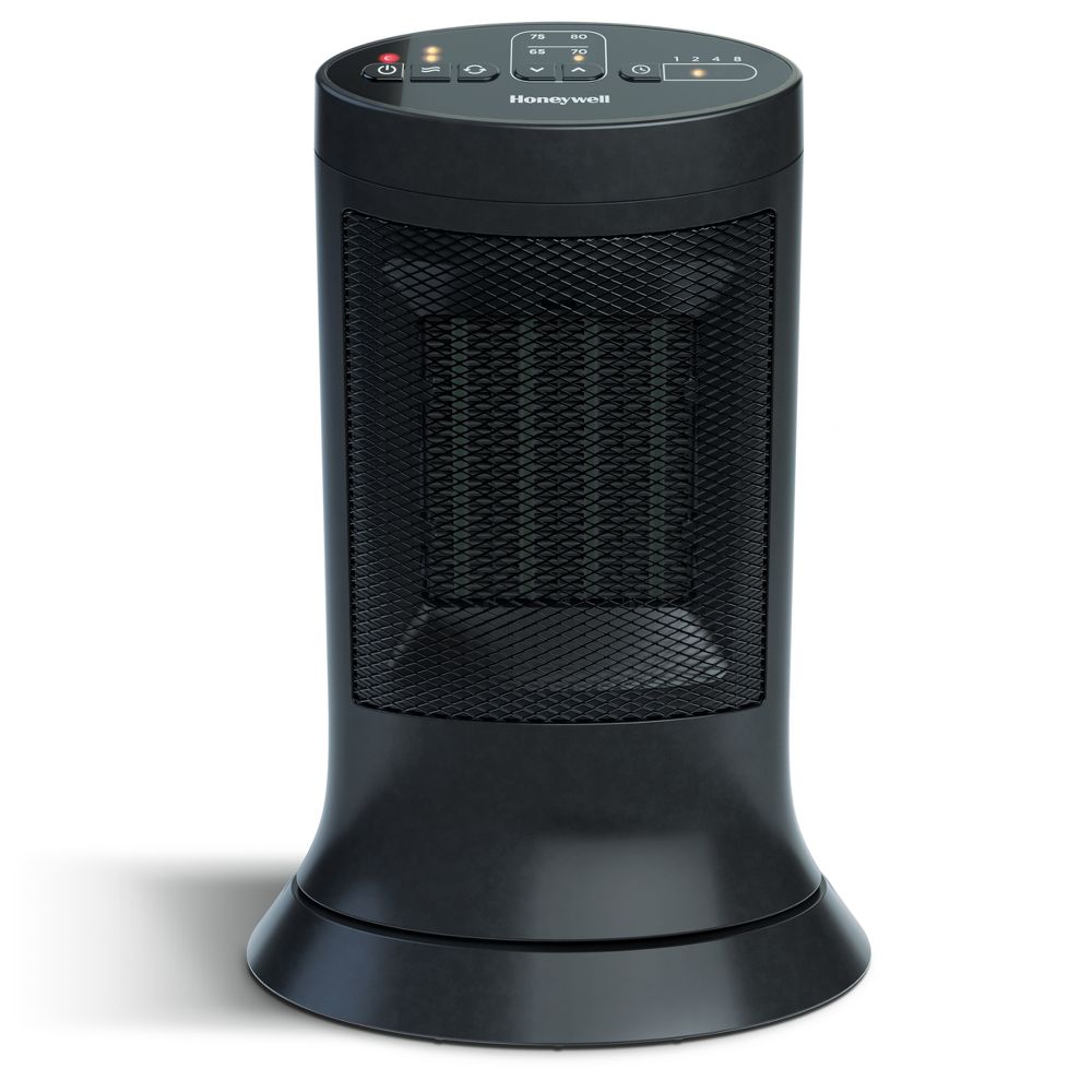 Honeywell Digital Ceramic Compact Tower Heater Black: Indoor Space Heater (2)