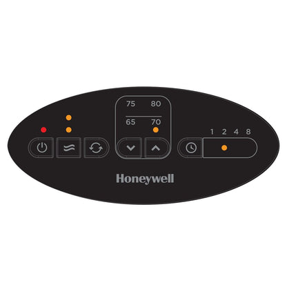 Honeywell Digital Ceramic Compact Tower Heater Black: Indoor Space Heater (4)