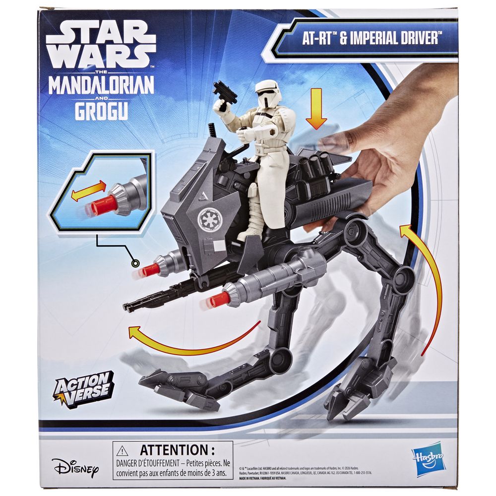 Star Wars ActionVerse AT-RT & Imperial Remnant AT-RT Driver (4)
