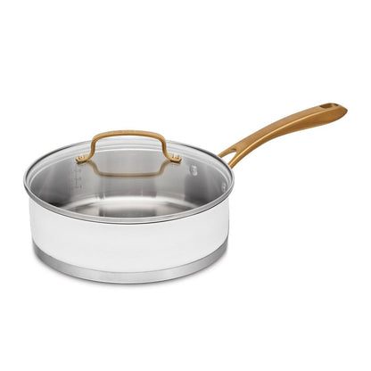 Cuisinart Classic 3.5qt Stainless Steel Saute Pan with Cover (2)