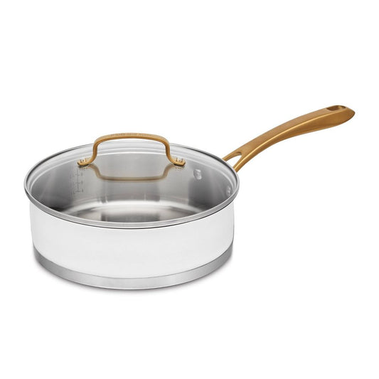 Cuisinart Classic 3.5qt Stainless Steel Saute Pan with Cover (2)