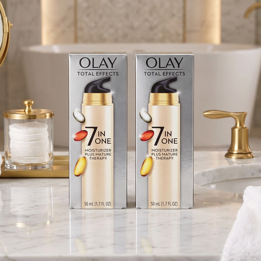 2-Pack Olay Total Effects 7 in One Moisturizer Plus Mature Therapy, 1.7 oz (1)
