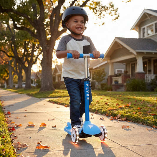 Radio Flyer Glider Jr with Light Up Wheels - Blue (1)